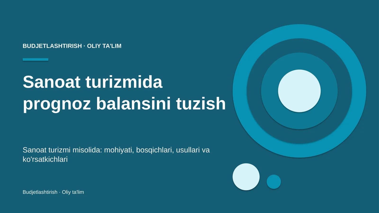 sanoat turizmida prognoz balansini tuzish 1662