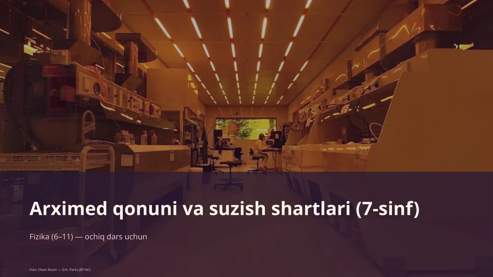 Arximed qonuni va suzish shartlari (7-sinf)