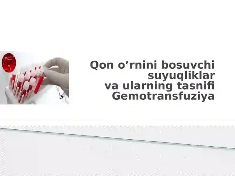 Gemotransfuziya