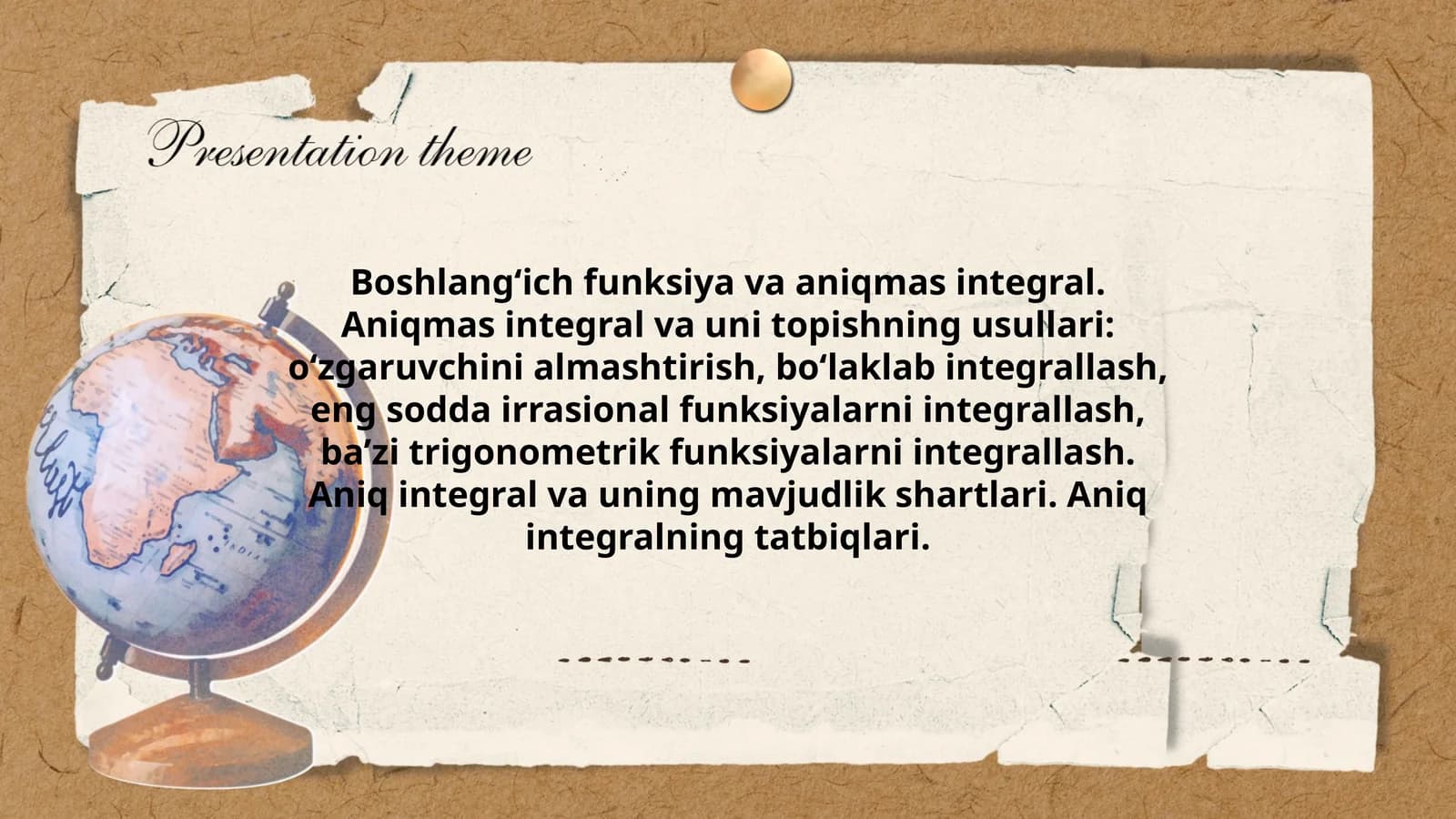 Aniqmas integral