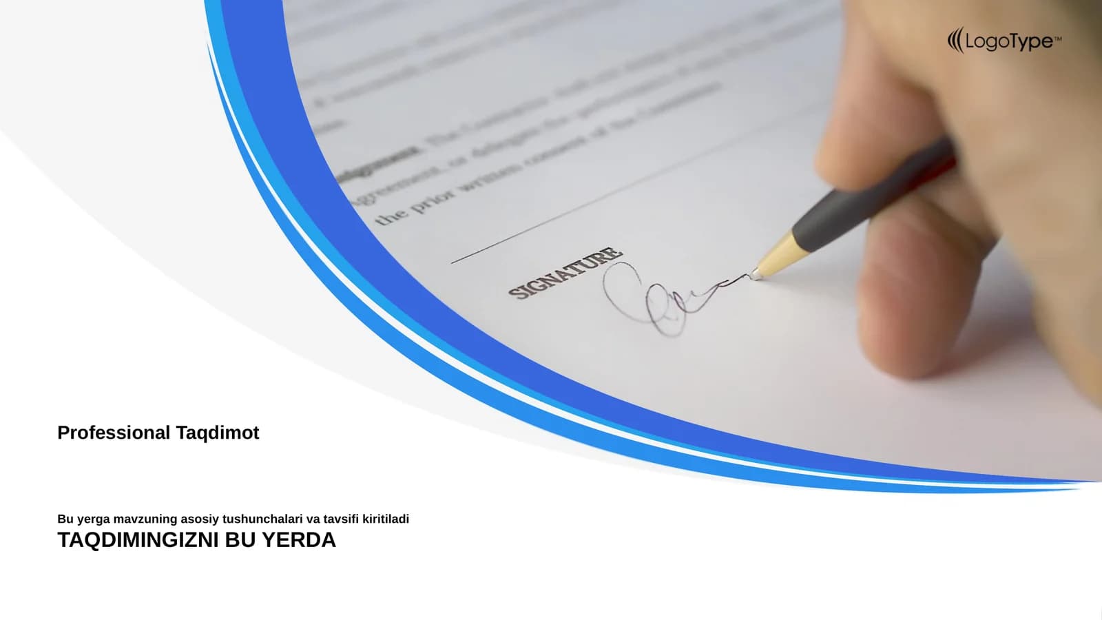 Signing Document Taqdimoti (36 Slayd)