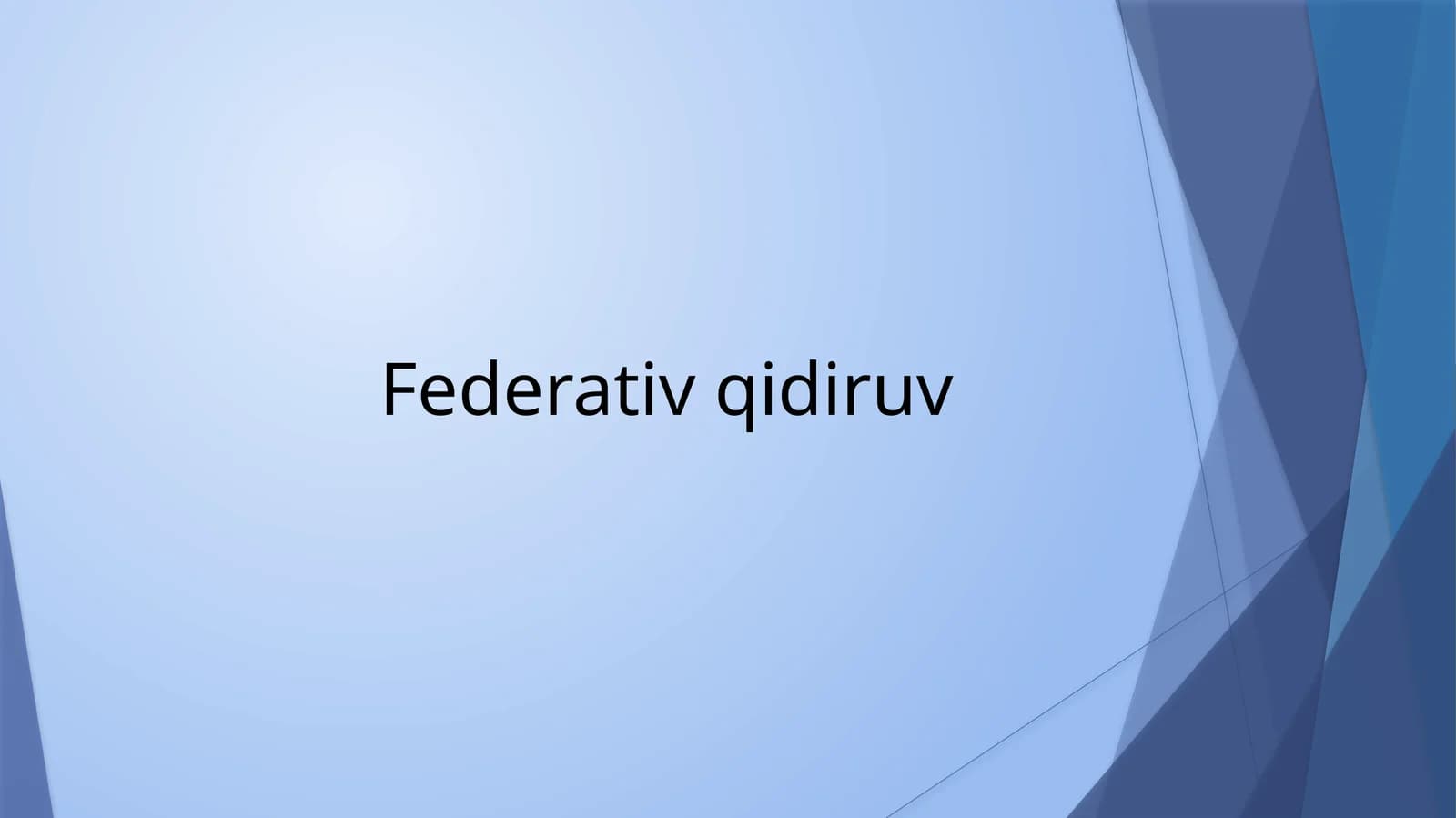Federativ qidiruv