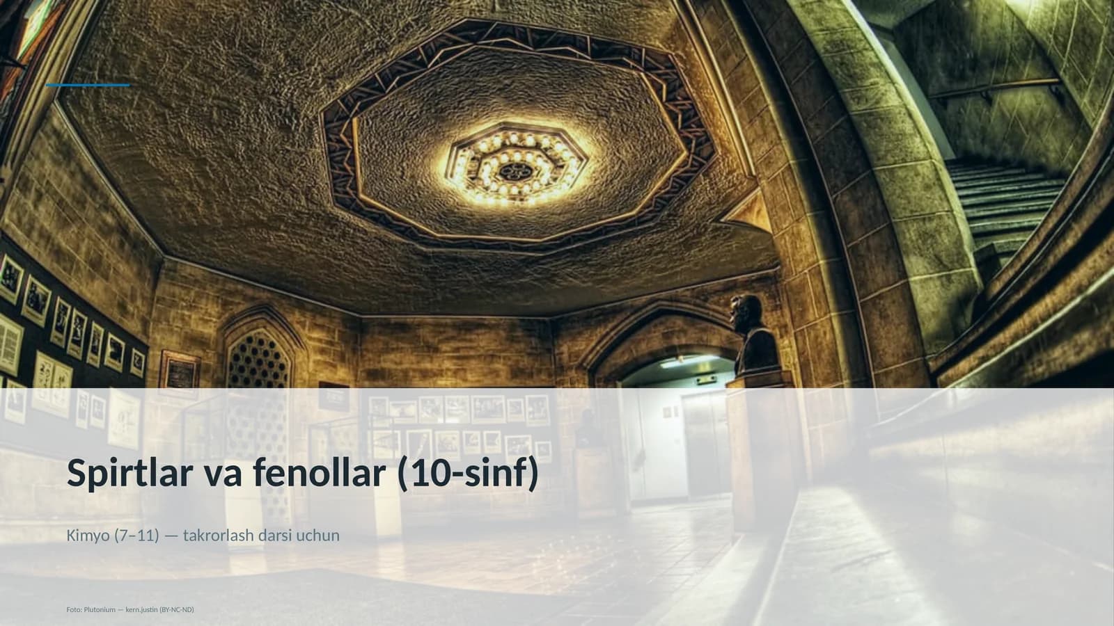 Spirtlar va fenollar (10-sinf)