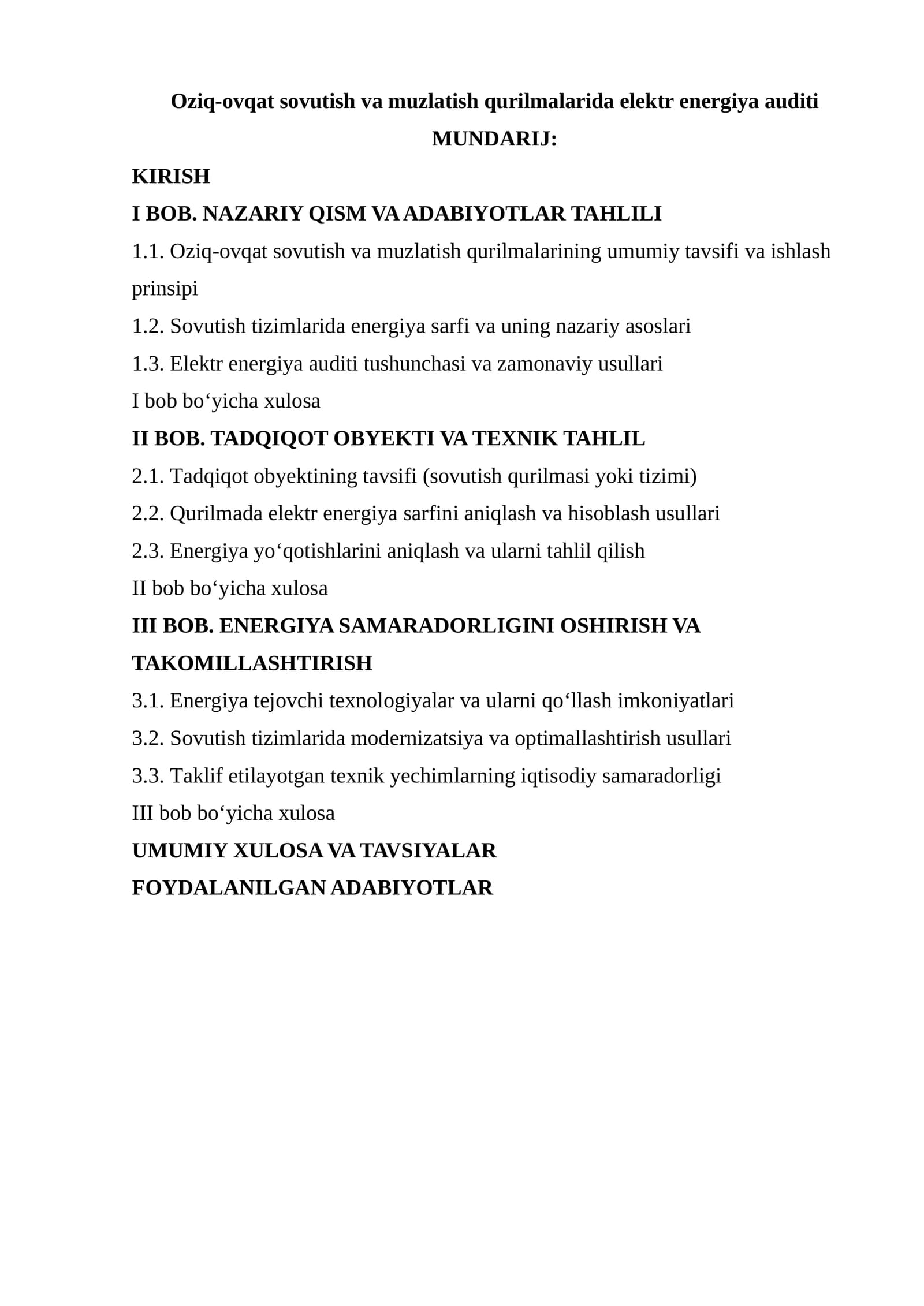 Elektr energiya auditi