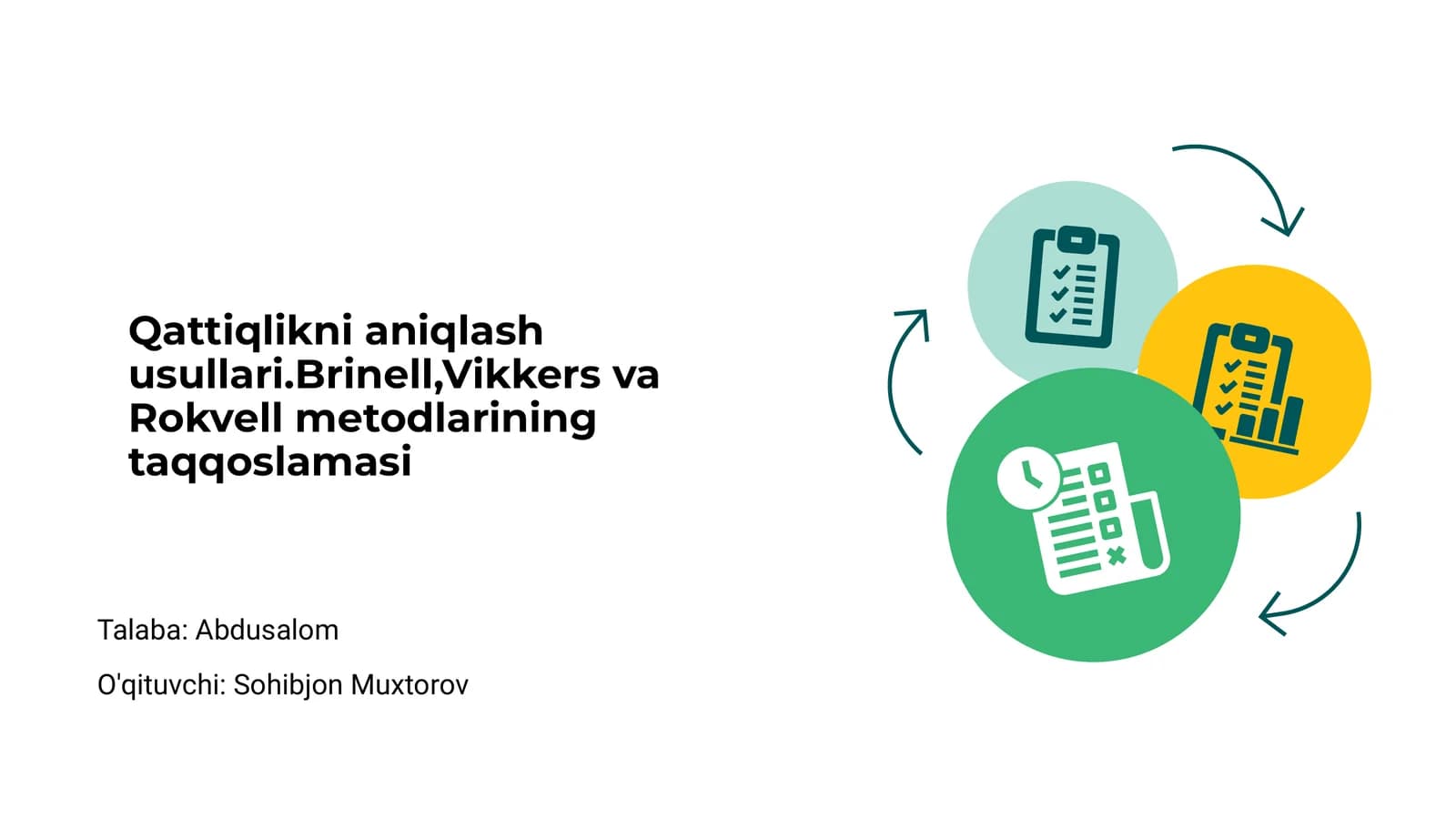 Qattiqlikni aniqlash usullari