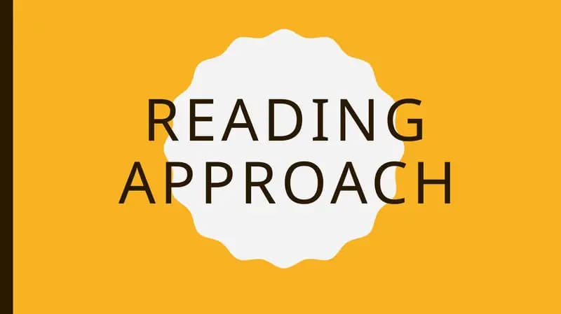 Reading Approach