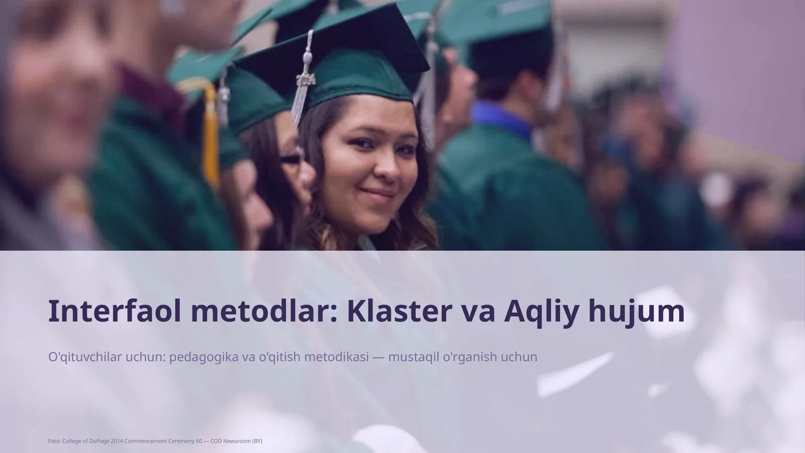 Interfaol metodlar: Klaster va Aqliy hujum