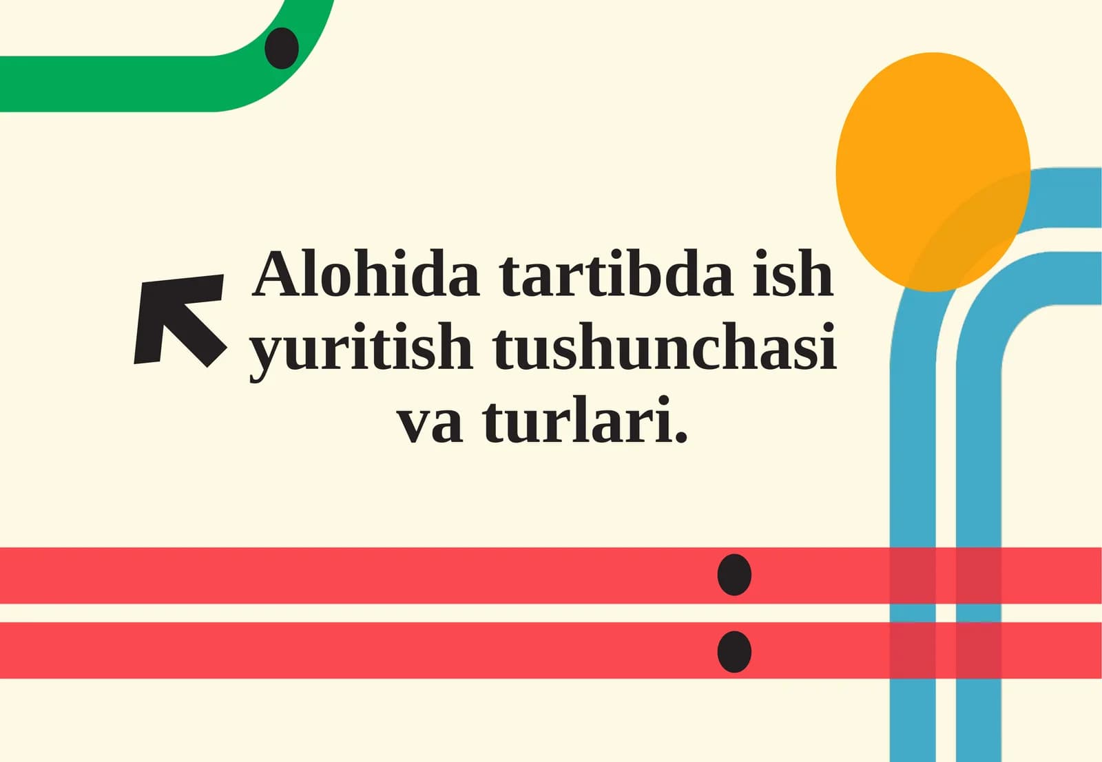 Alohidat tartibda ishyuritish tushunchasi va turlari