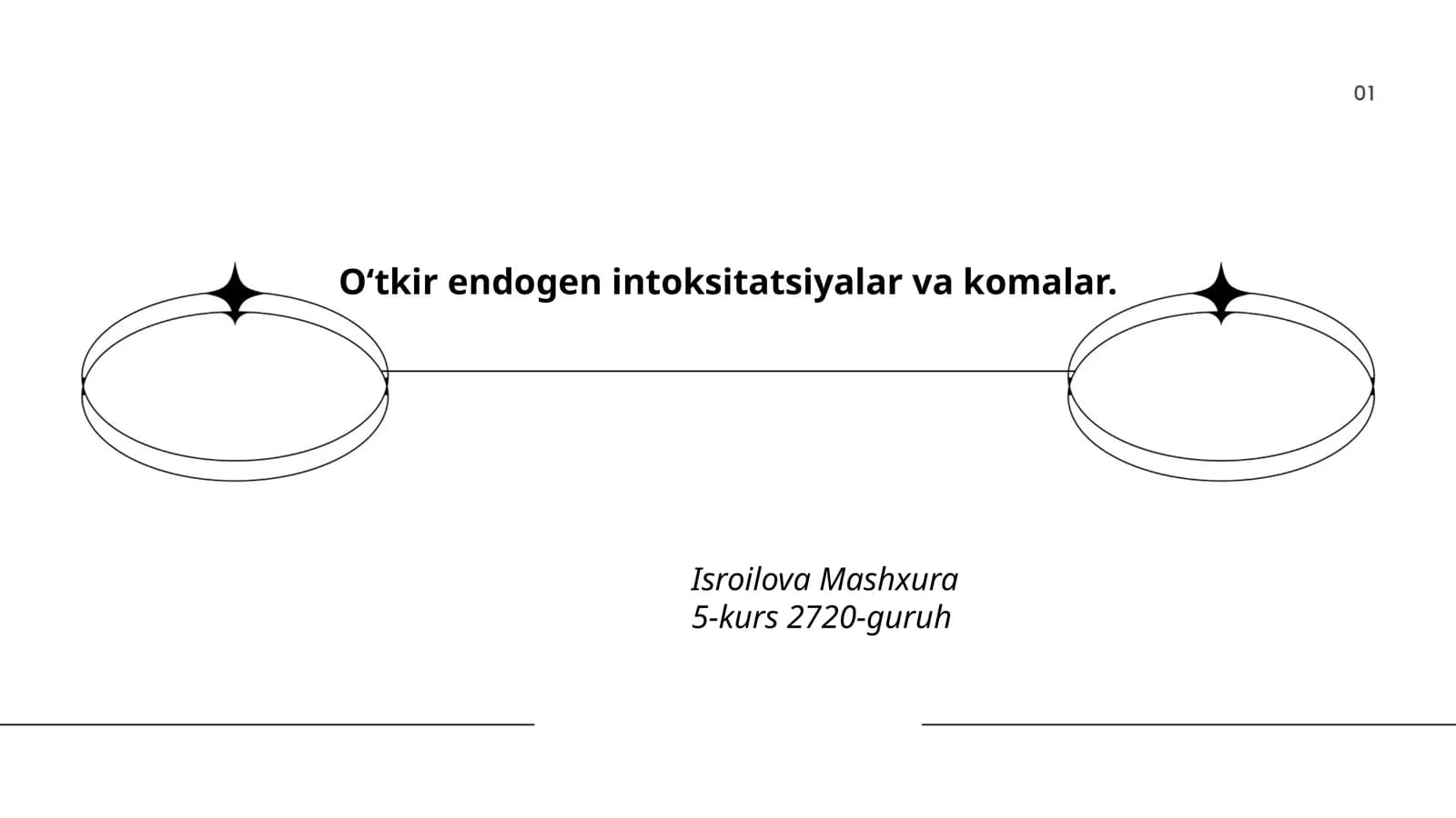 Oʻtkir endogen intoksitatsiyalar va komalar