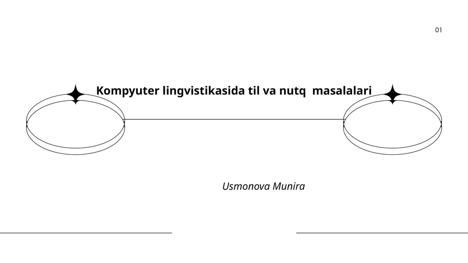 Kompyuter lingvistikasida til va nutq masalalari