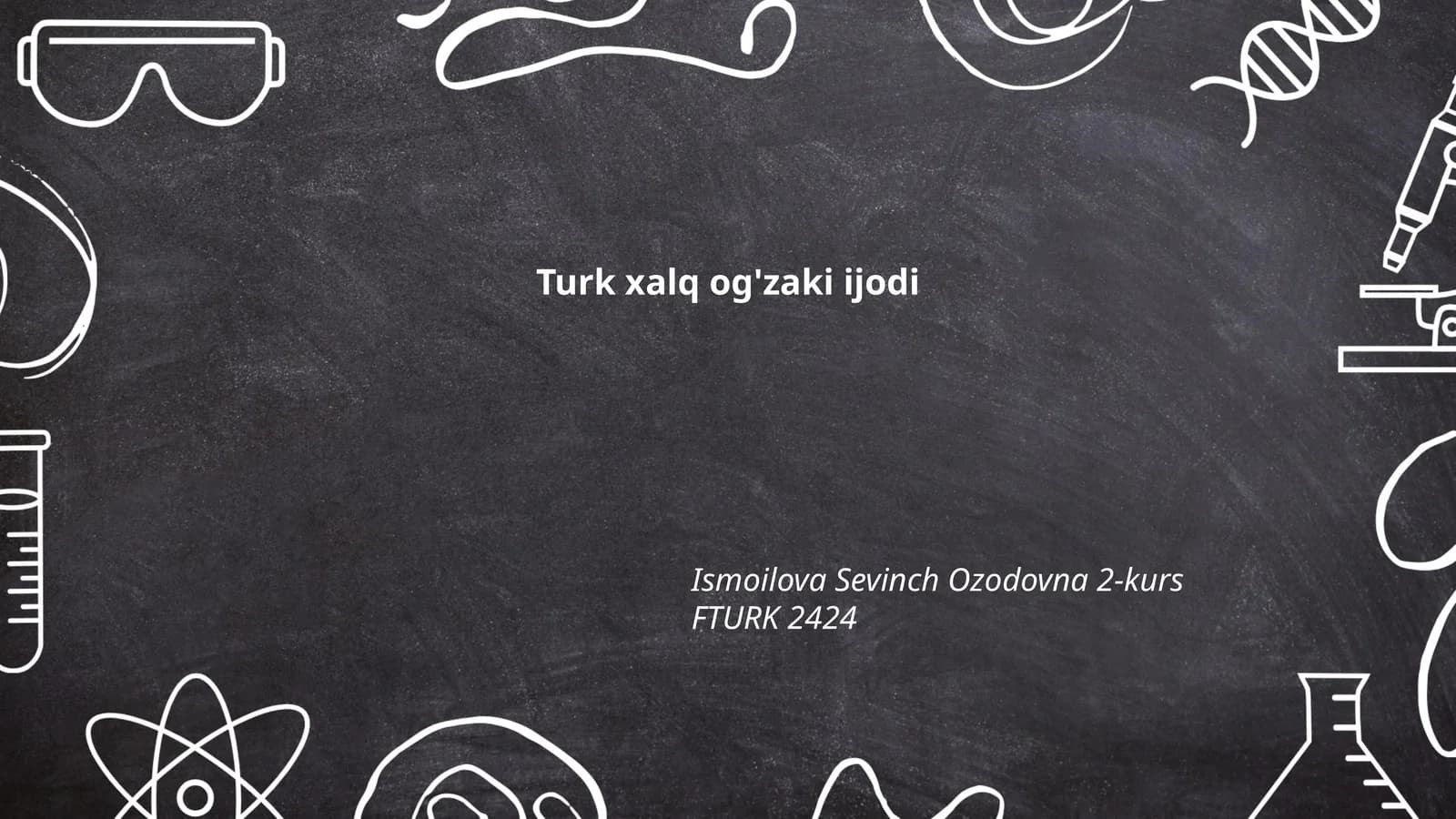 Turk xalq og'zaki ijodi