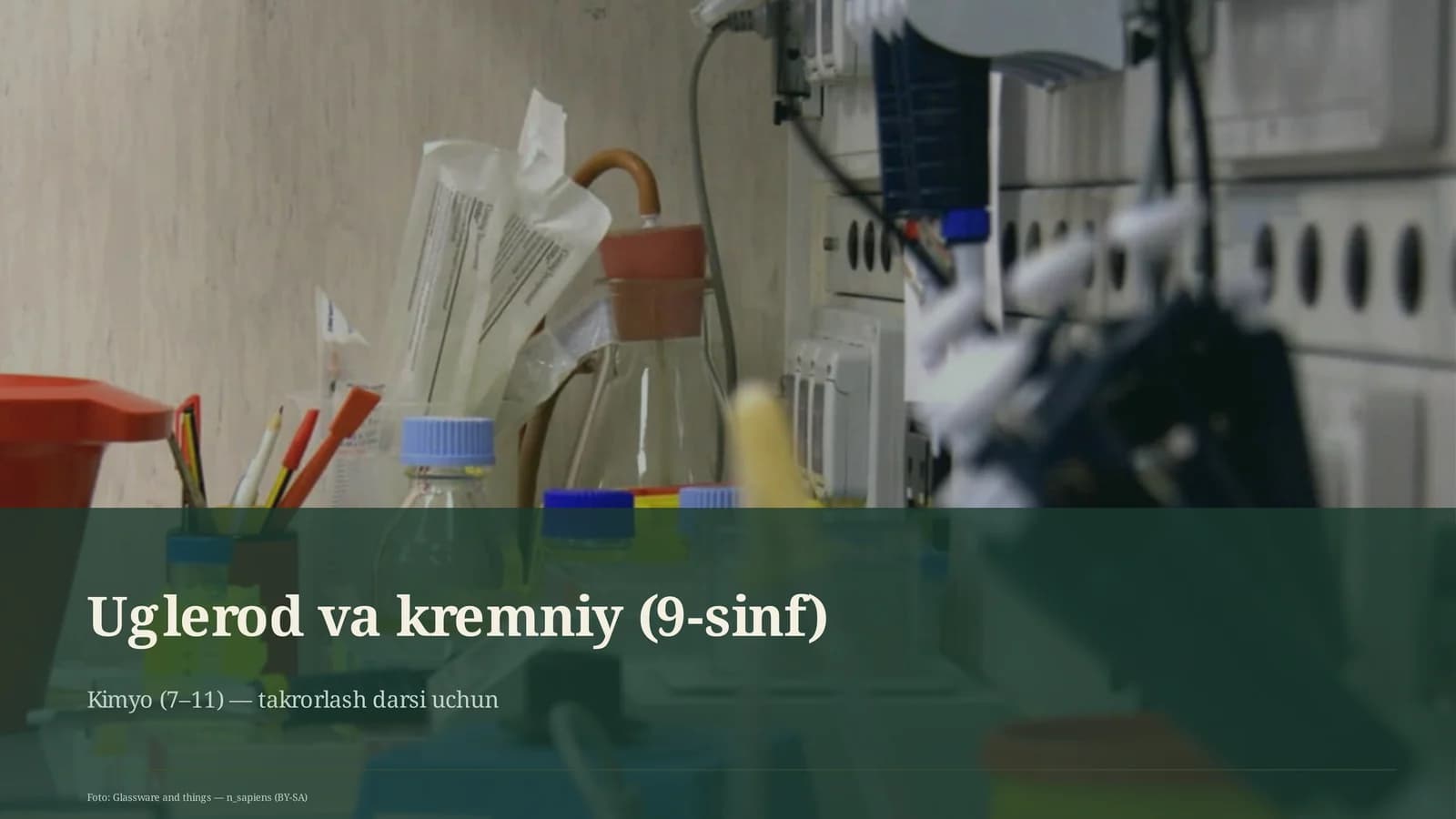Uglerod va kremniy (9-sinf)