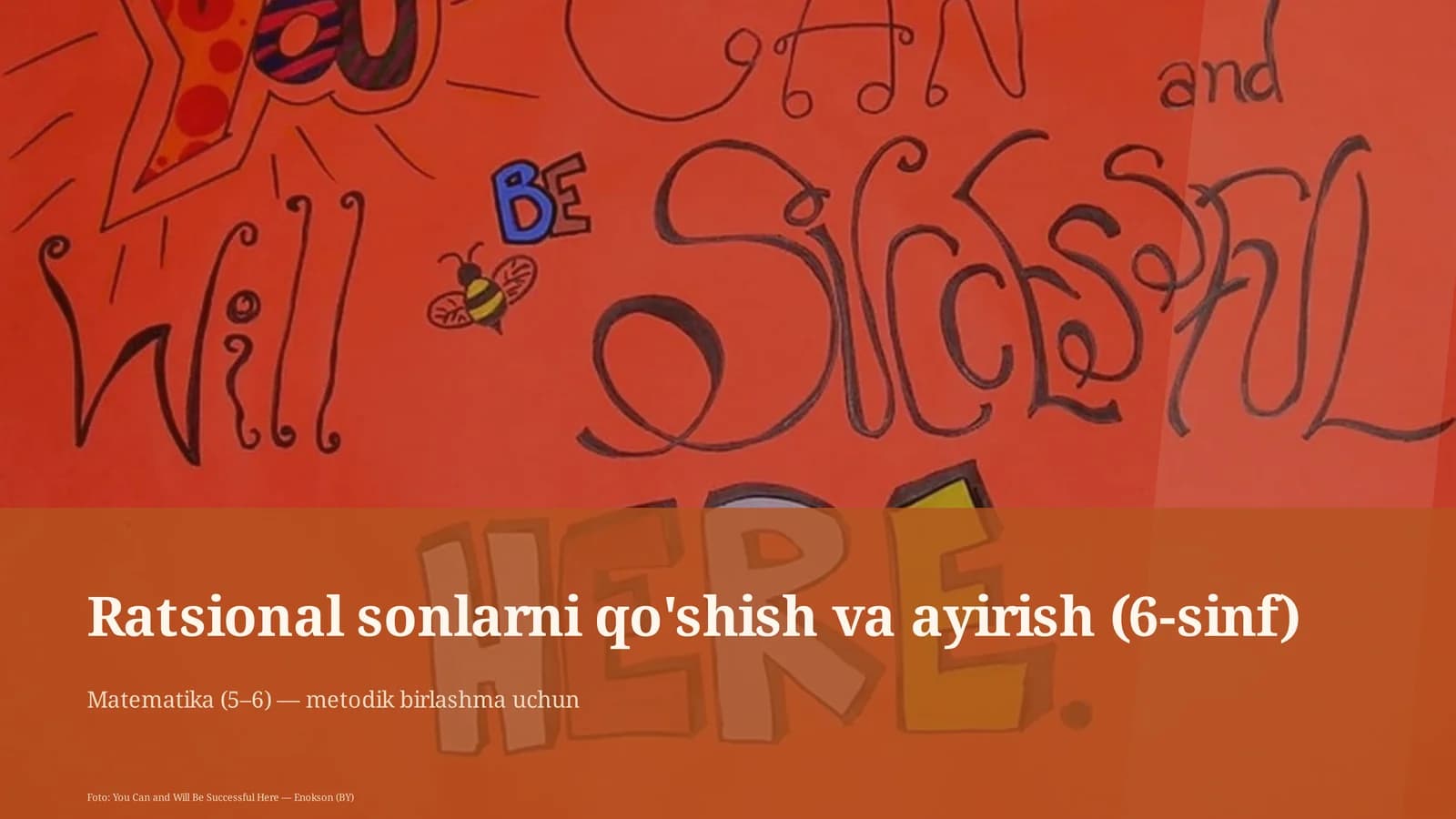 Ratsional sonlarni qo'shish va ayirish (6-sinf)