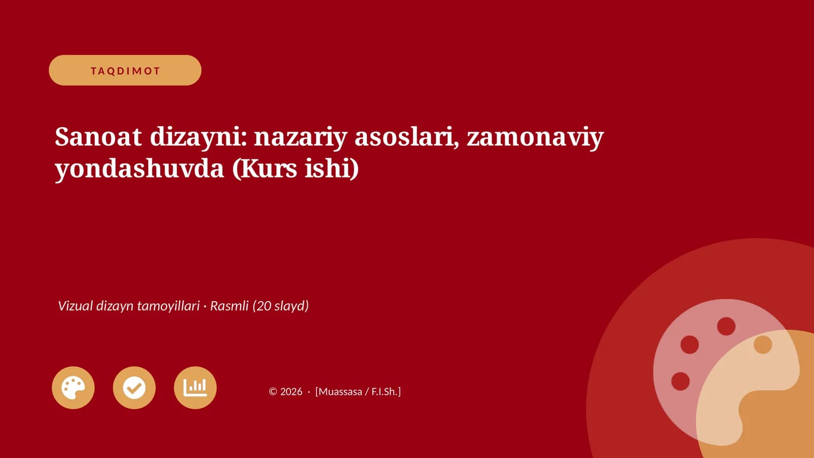 Sanoat dizayni: nazariy asoslari, zamonaviy yondashuvda