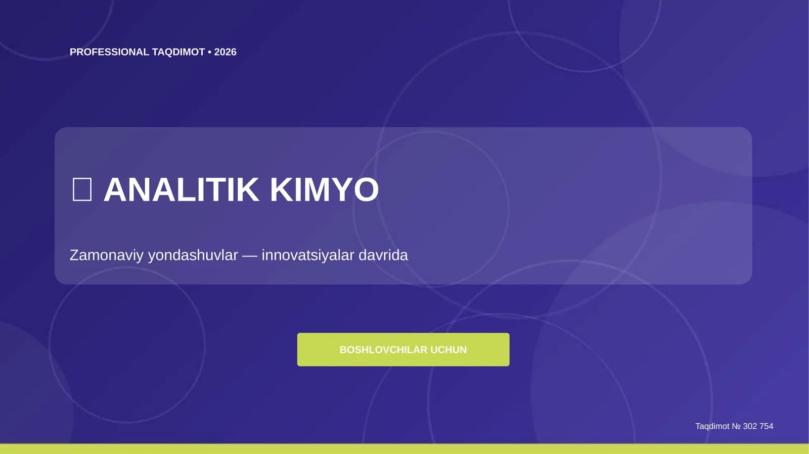 ANALITIK KIMYO