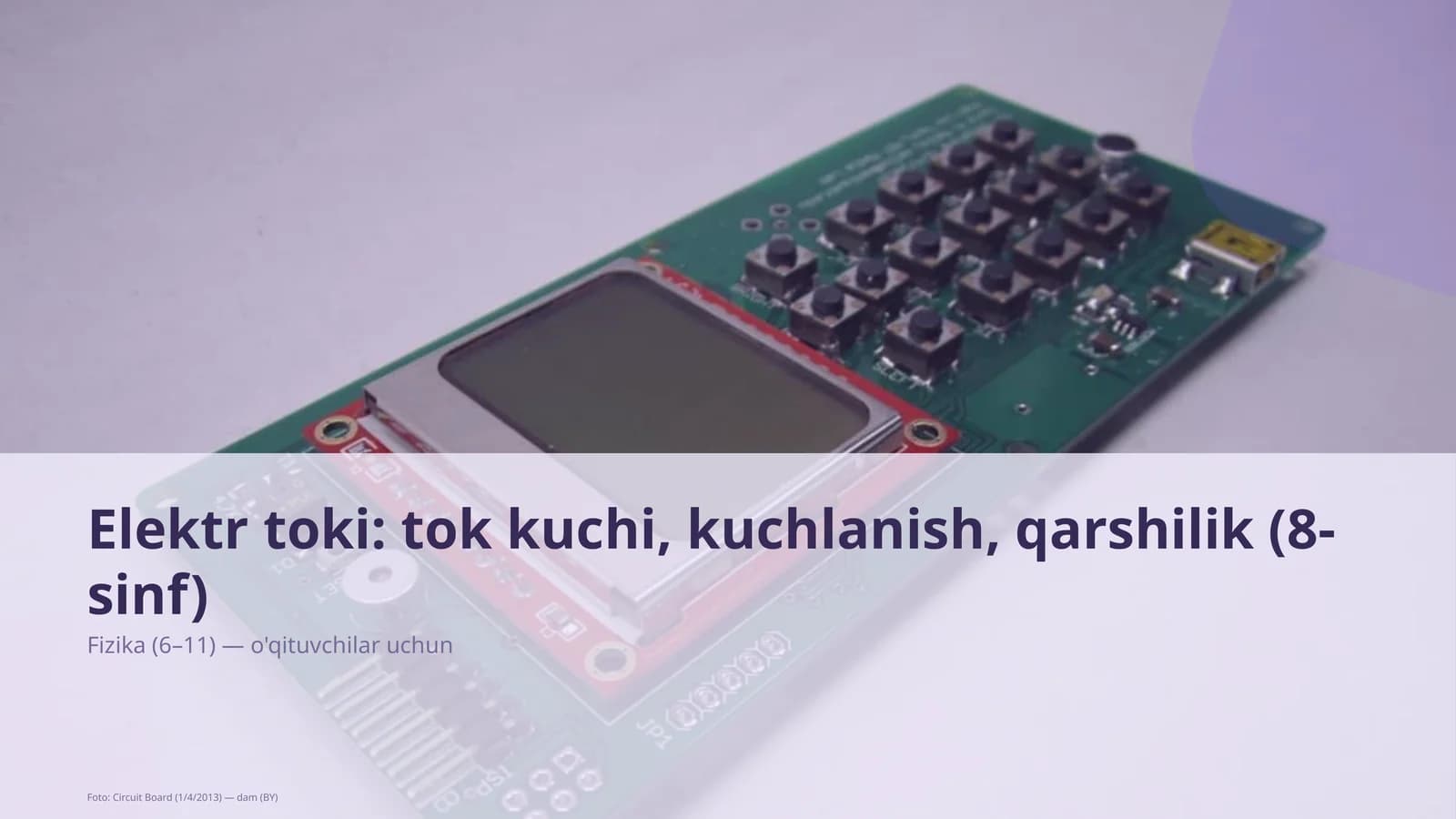 Elektr toki