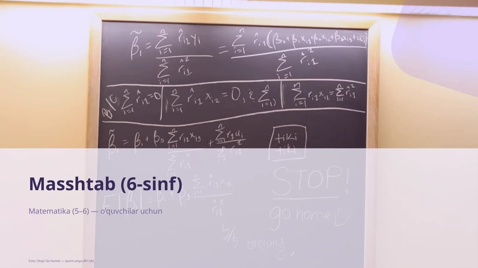 Masshtab (6-sinf)