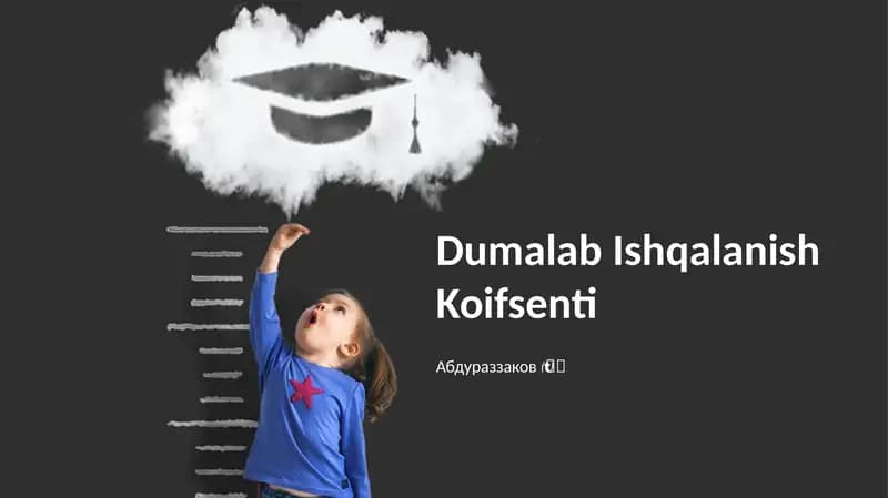 Dumalab Ishqalanish Koifsenti