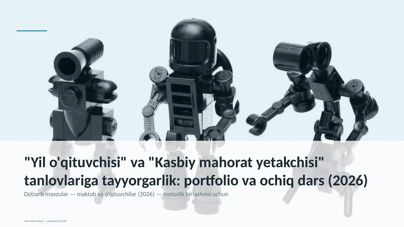 "Dolzarb mavzular — maktab va o'qituvchilar"