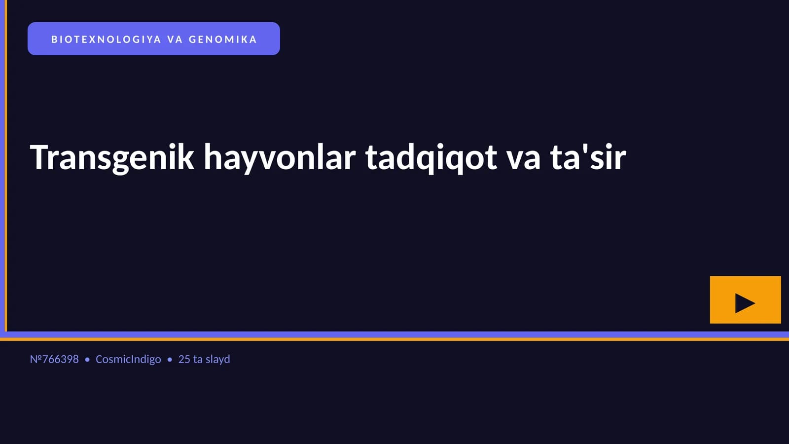 Transgenik hayvonlar tadqiqot va ta'sir