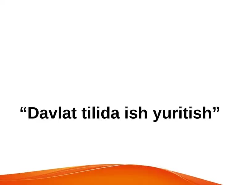 Tashkiliy hujjatlarning vazifalari haqida ma’lumot