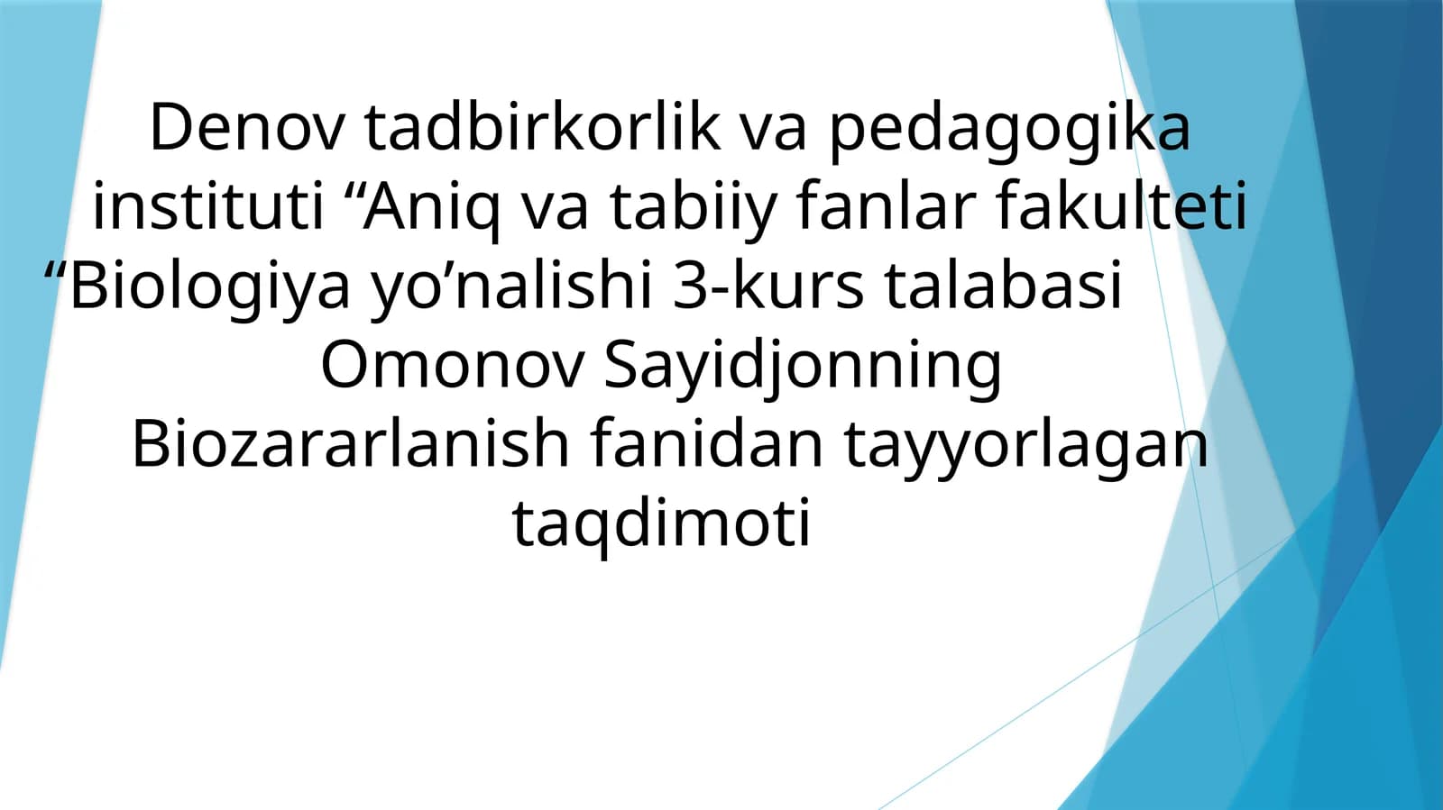 Qog'oz vakitoblarning biozararlanishi