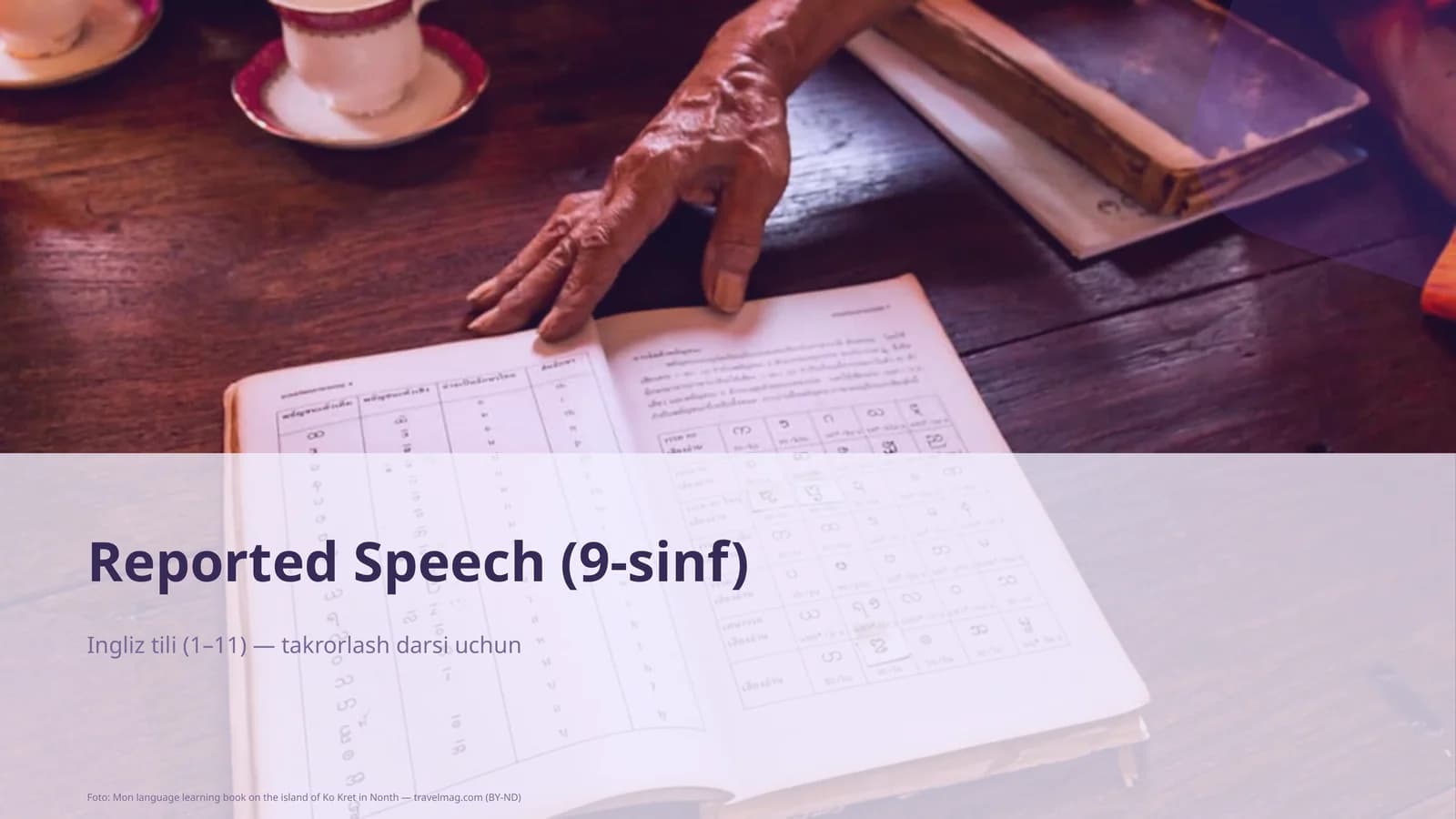 Reported Speech (9-sinf)