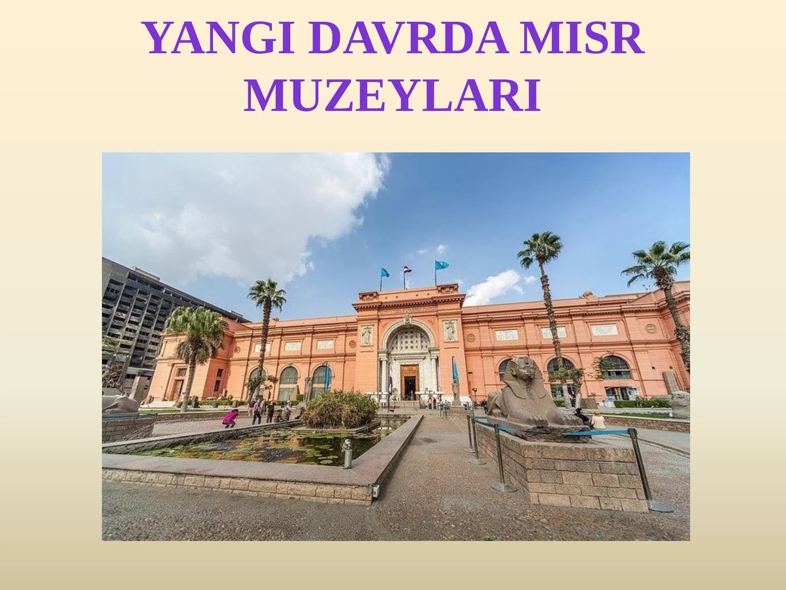 Yangi davrda Misr muzeylari