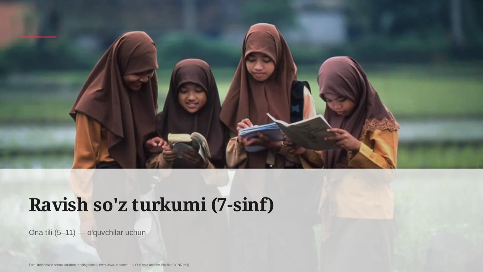 Ravish so'z turkumi (7-sinf)