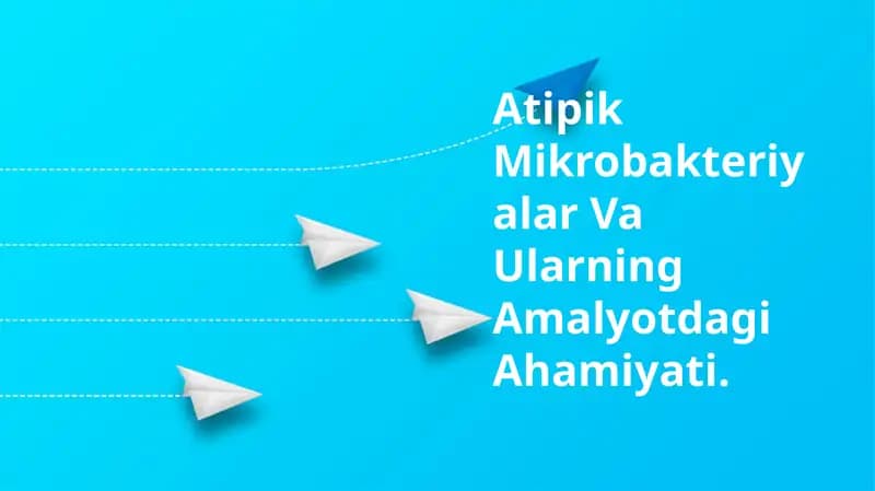 Atipik Mikrobakteriyalar Va Ularning Amalyotdagi Ahamiyati