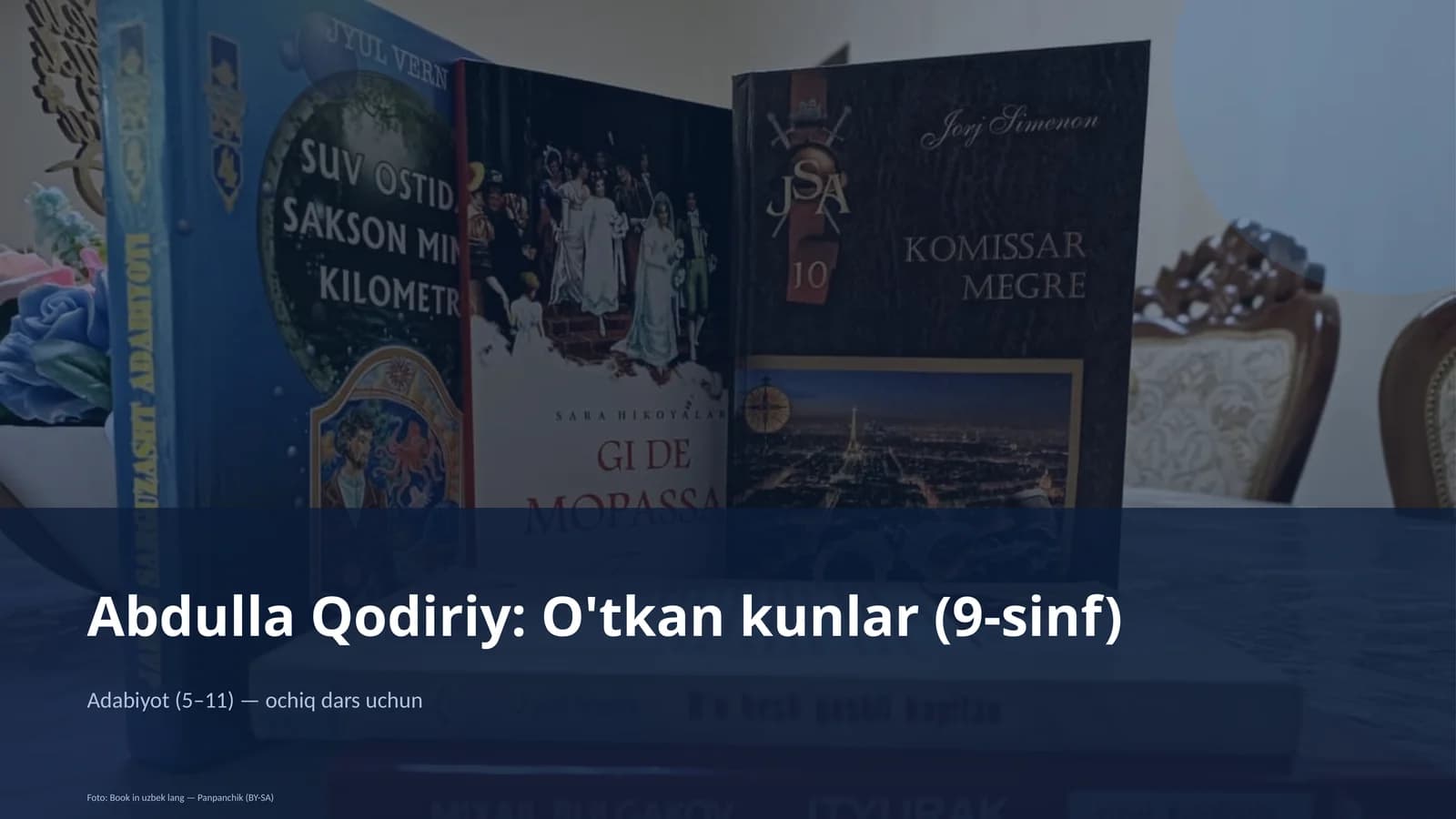 Abdulla Qodiriy: O'tkan kunlar (9-sinf)