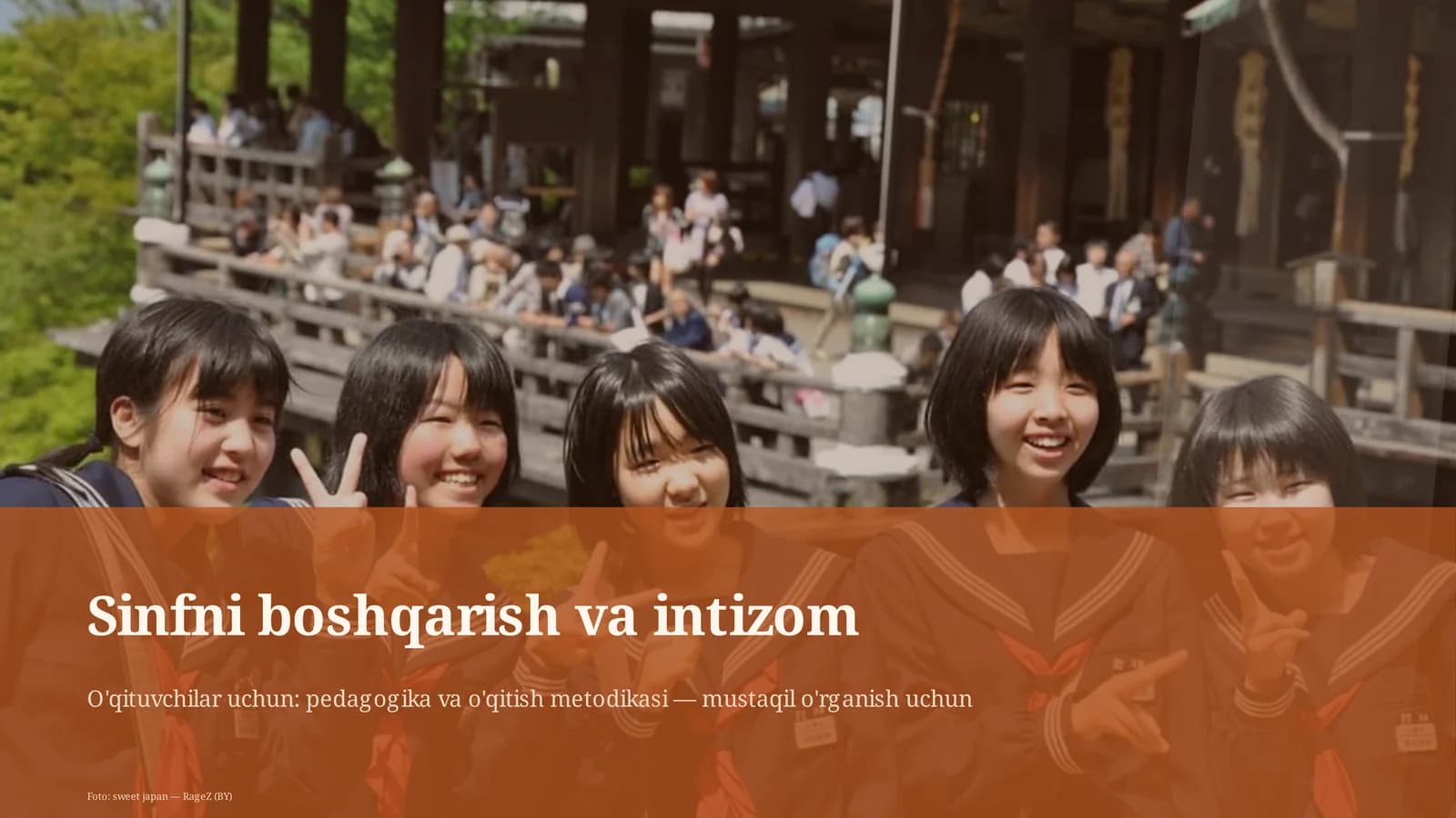 Sinfni boshqarish va intizom