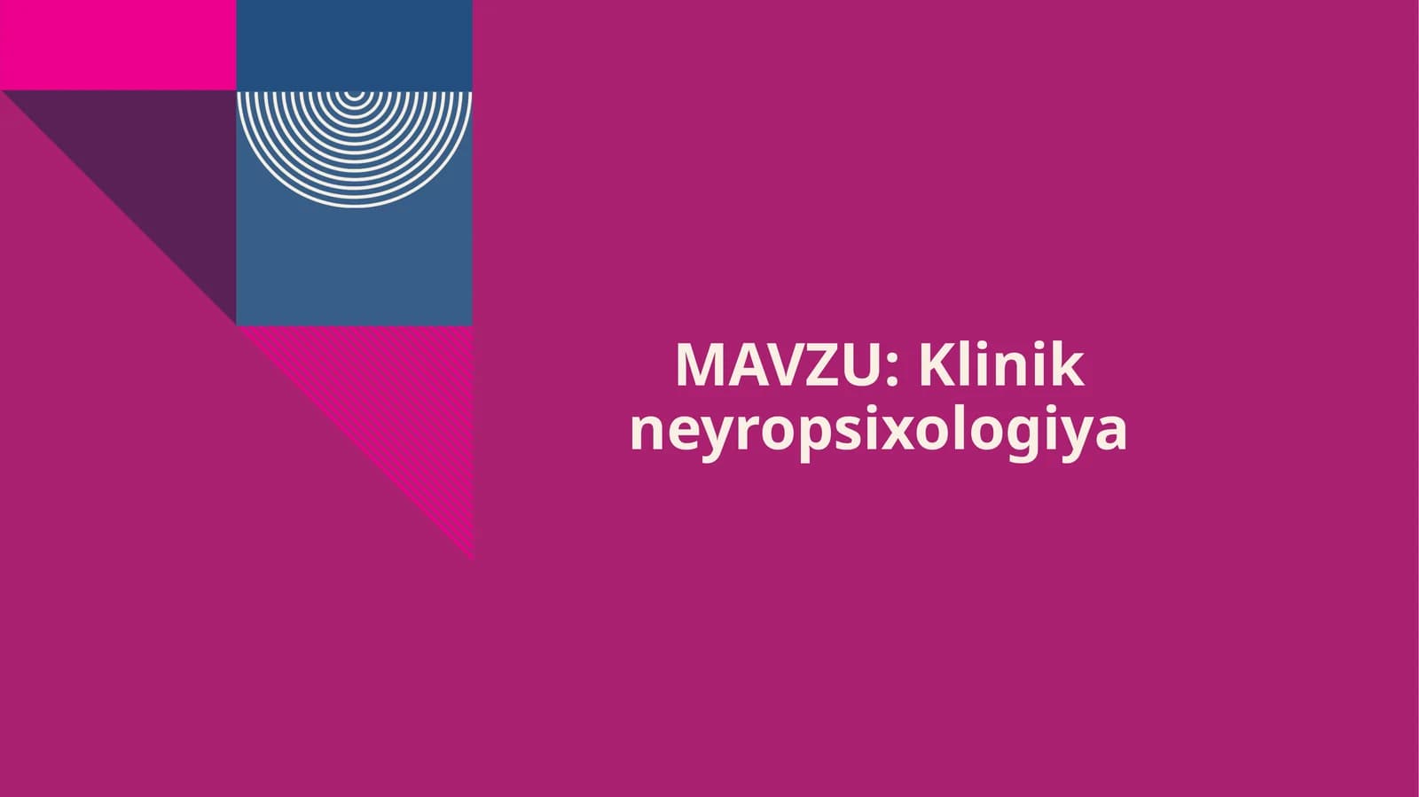 Klinikneyropsixologiya
