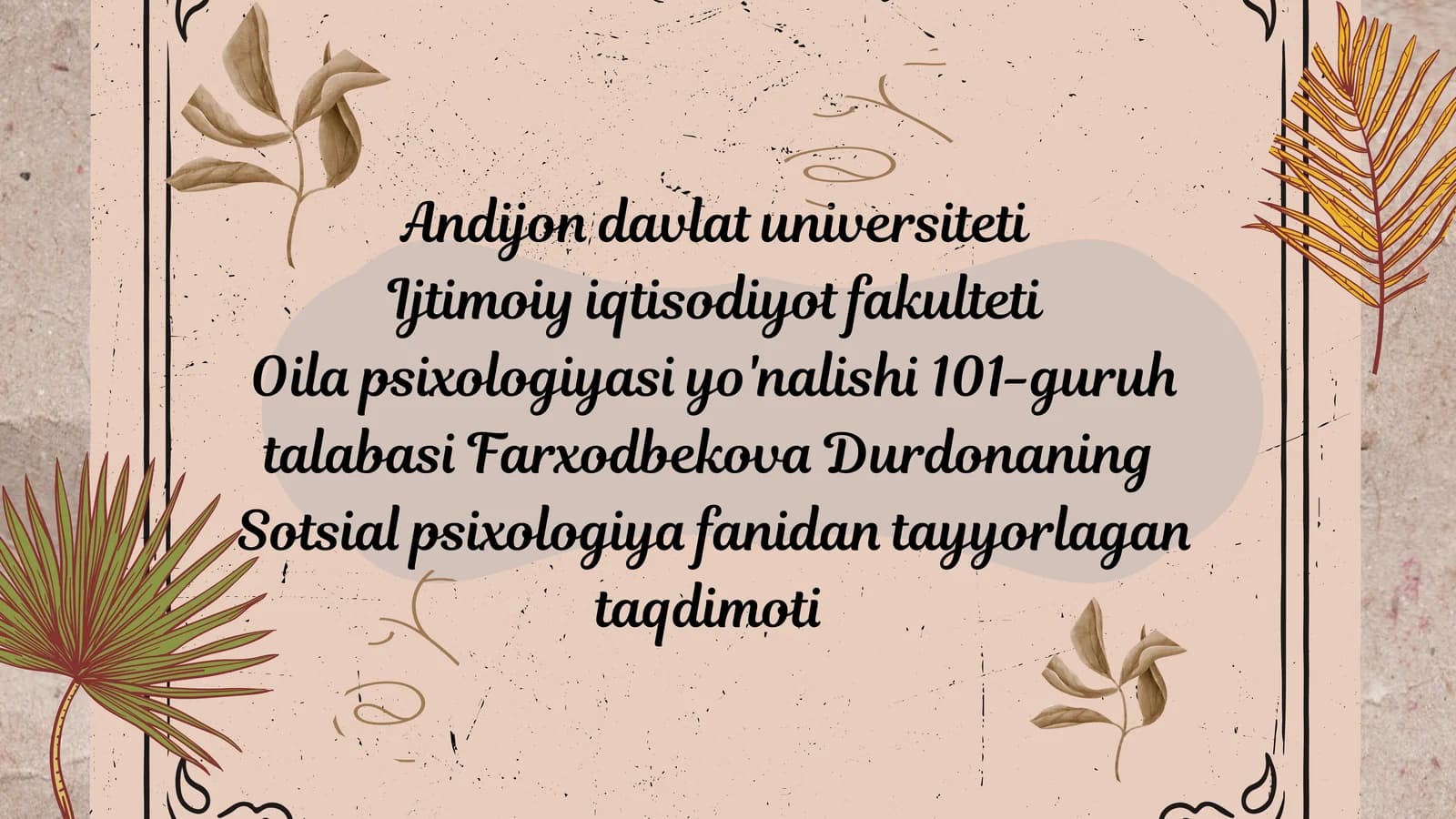 Sotsial psixologik tadqiqotlar metodologiyasi tushunchasi