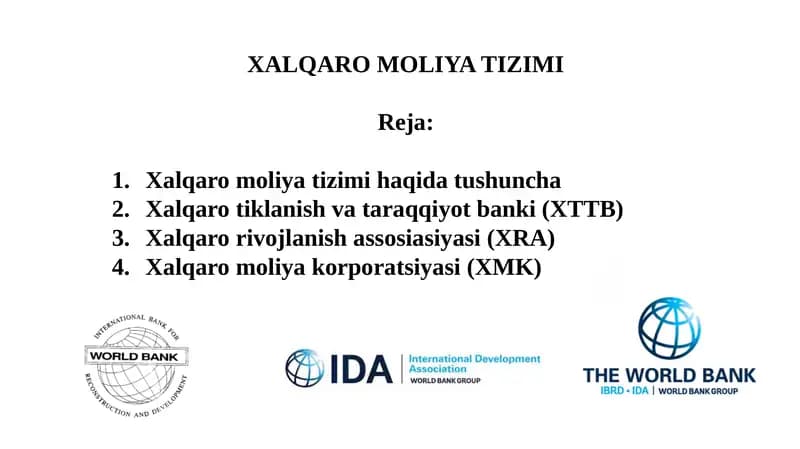 Xalqaro moliya tizimi
