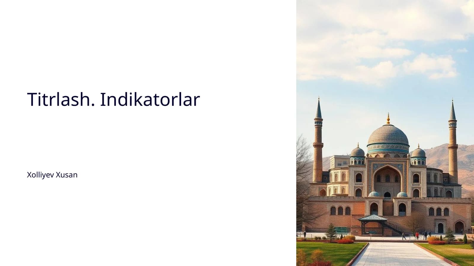 Titrlash. Indikatorlar