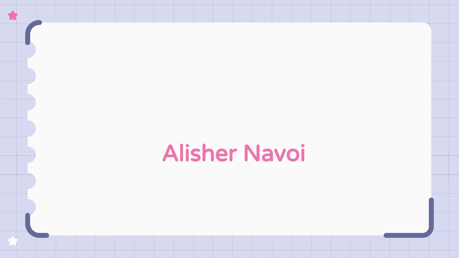 Alisher Navoi