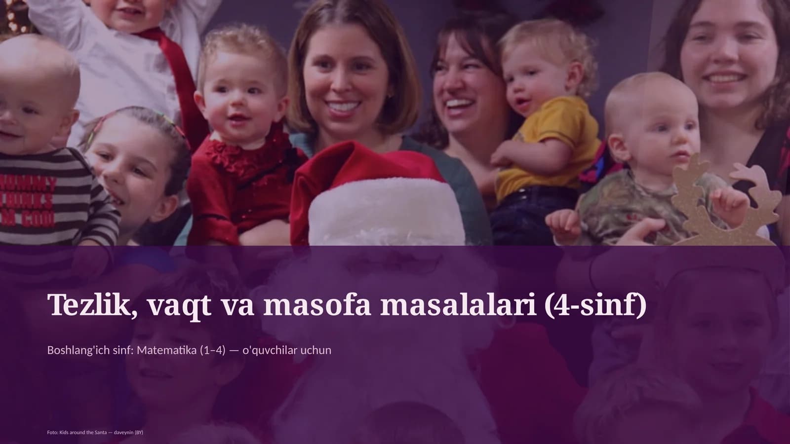 Tezlik, vaqt va masofa masalalari (4-sinf)