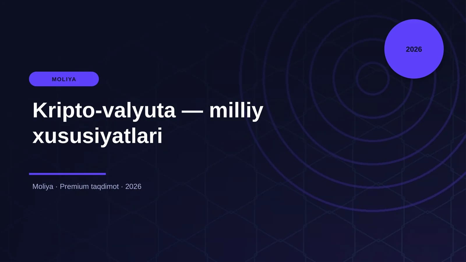 Kripto-valyuta — milliy xususiyatlari