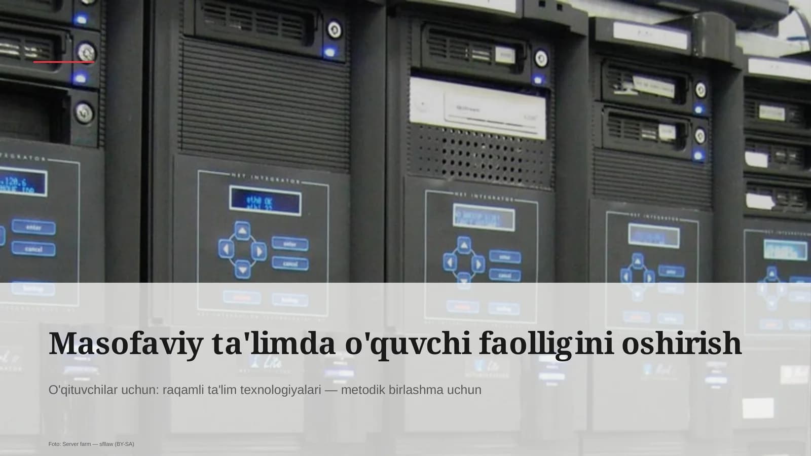 Raqamli ta'lim texnologiyalari — metodik birlashma uchun