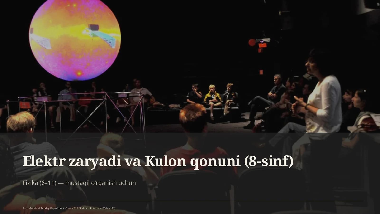 Elektr zaryadi va Kulon qonuni (8-sinf)