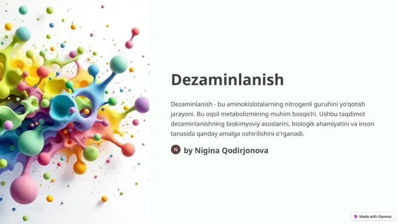 Dezaminlanish