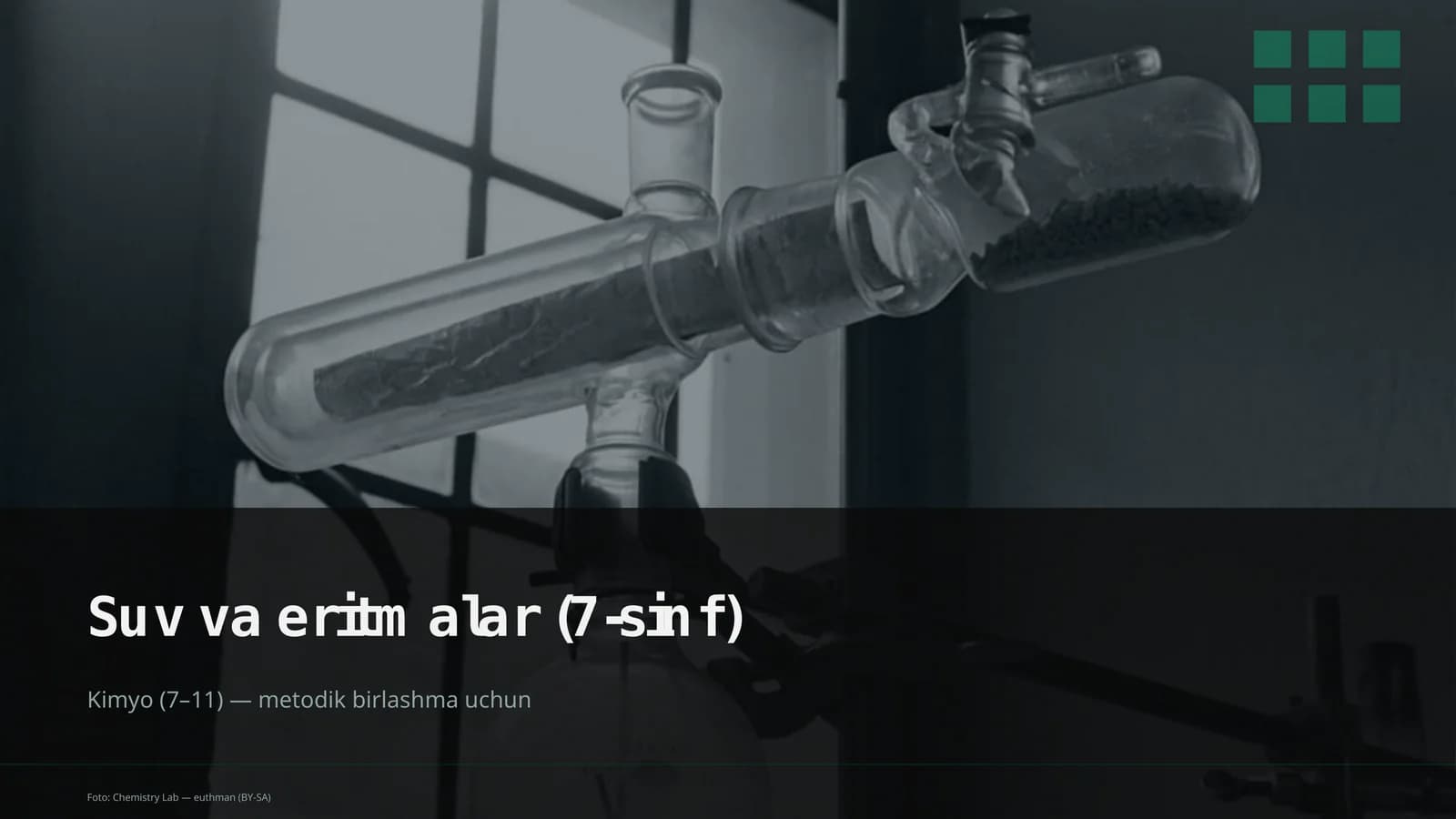 Suv va eritmalar (7-sinf)