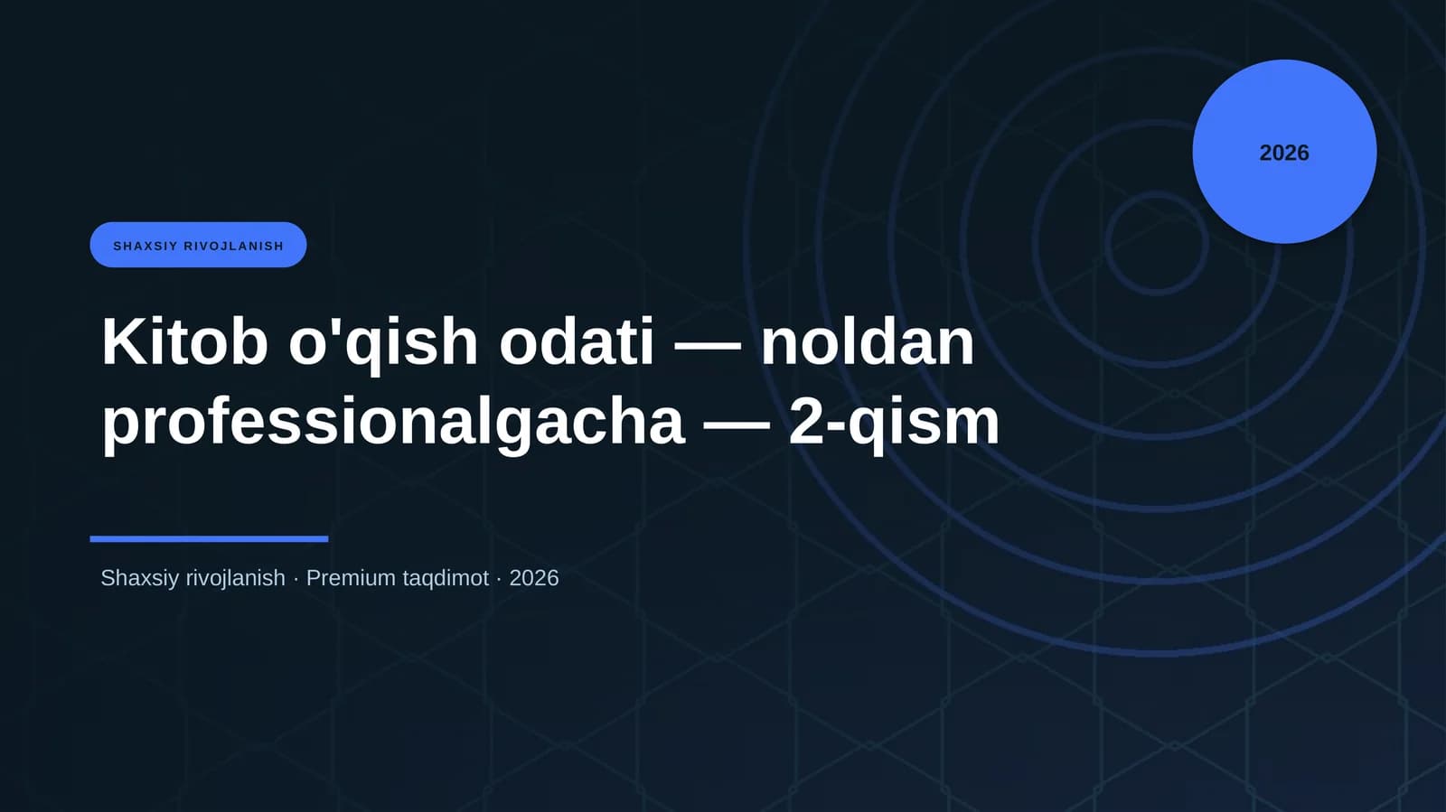 Shaxsiy Rivojlanish