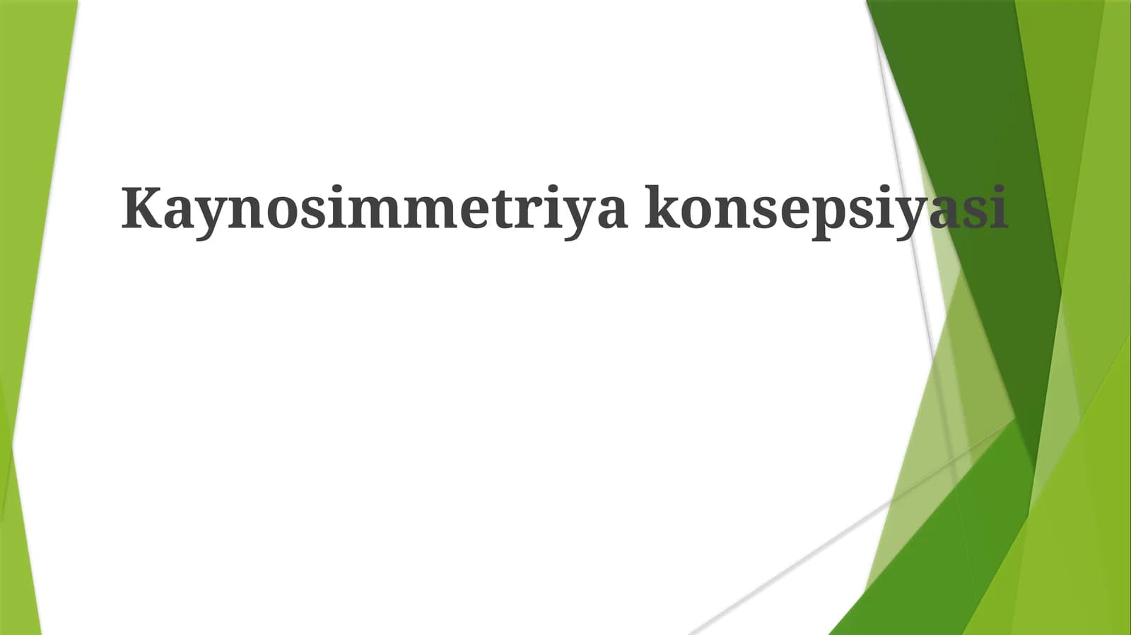 Kaynosimmetriyakonsepsiyasi