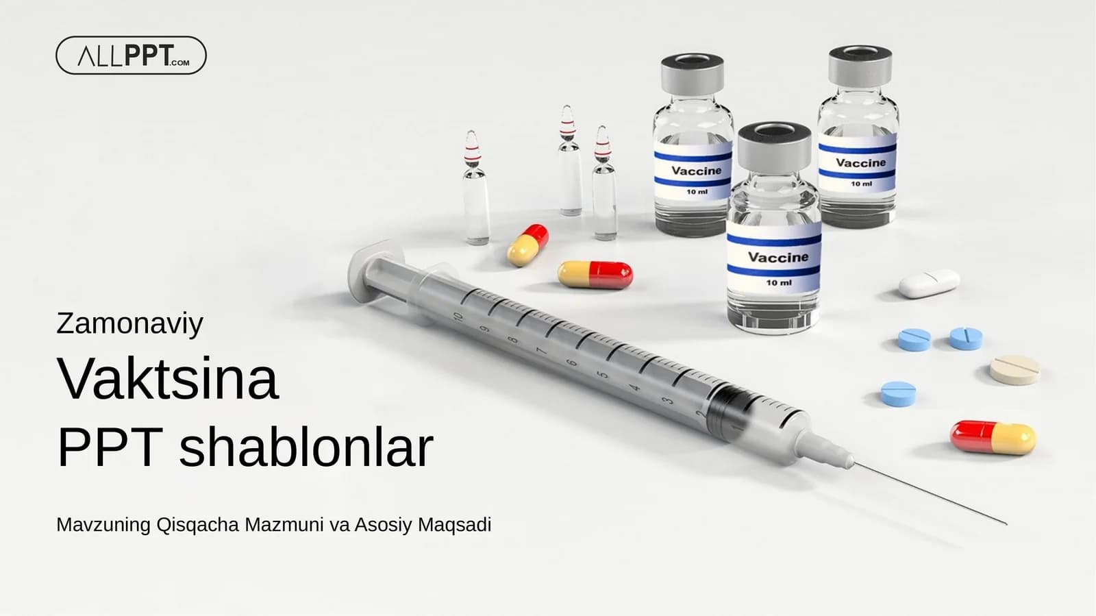 Vaksinalar Yaratish Texnologiyasi va Immunologiya Taqdimoti (48 Slayd)