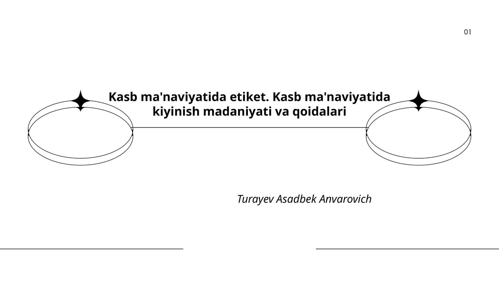 Kasb ma'naviyatida etiket