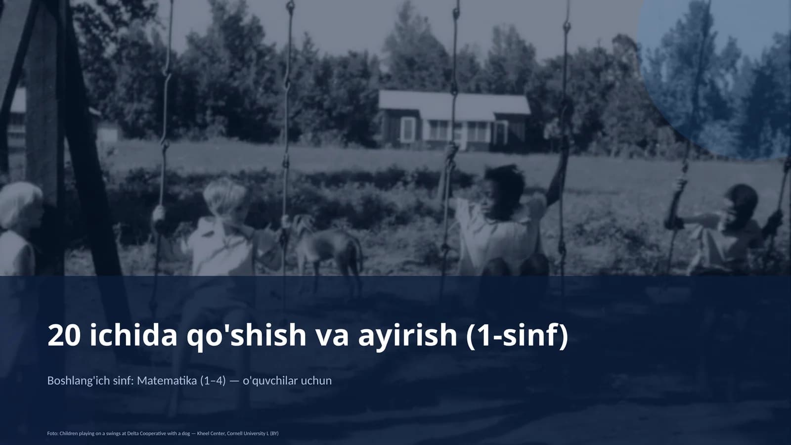 20 ichida qo'shish va ayirish (1-sinf)