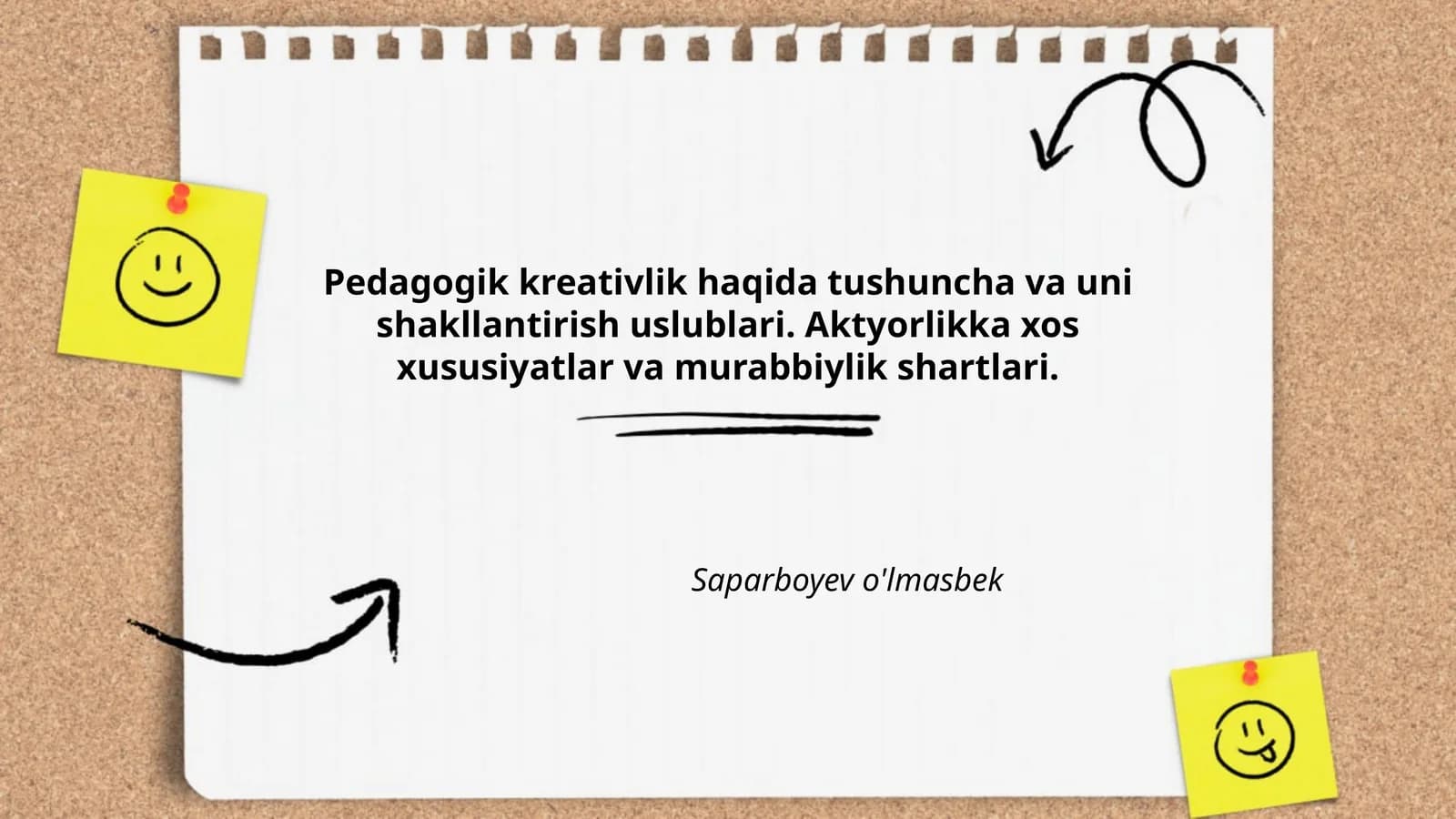 Pedagogik Kreativlik va Uni Shakllantirish Uslublari