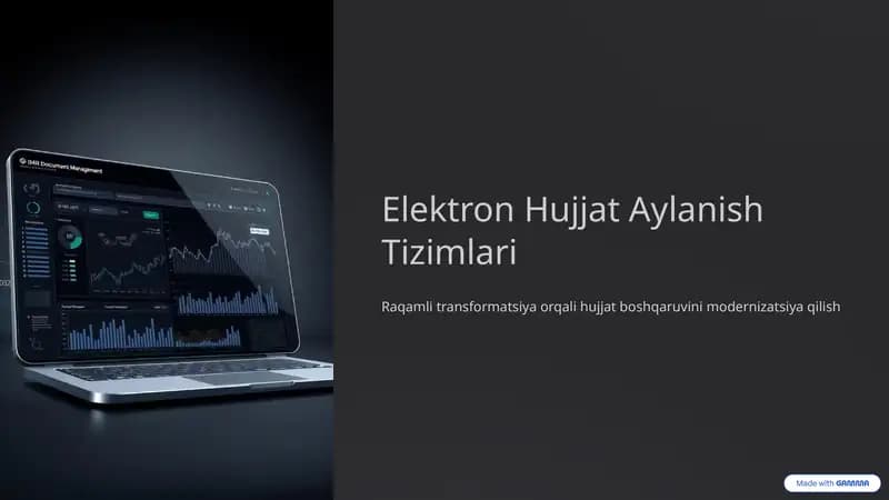 Elektron Hujjat Aylanish Tizimlari
